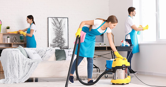 Apartment store cleaning services